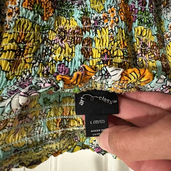 Art Class Smocked Romper - Picture 4 of 5